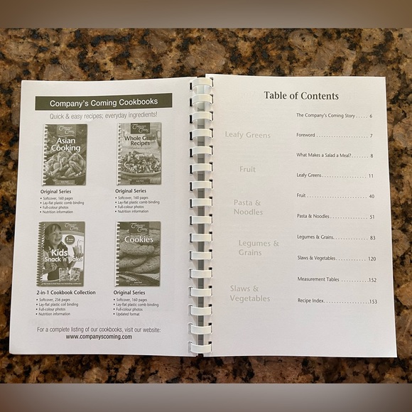 Company’s Coming Meal Salads cookbook Jean Pare dinner lunch vegetarian - Picture 4 of 9